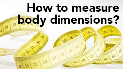 How to measure body dimensions